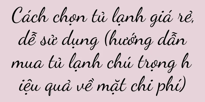 Cách chọn tủ lạnh giá rẻ, dễ sử dụng (hướng dẫn mua tủ lạnh chú trọng hiệu quả về mặt chi phí)