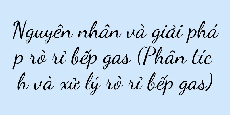 Nguyên nhân và giải pháp rò rỉ bếp gas (Phân tích và xử lý rò rỉ bếp gas)
