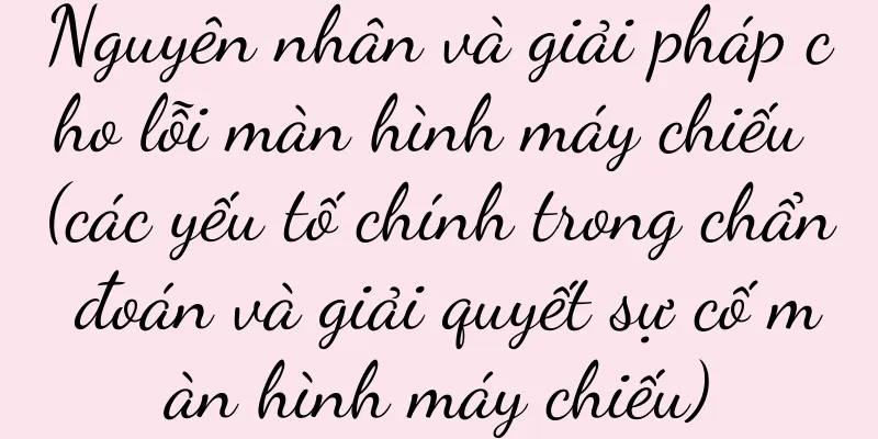 Nguyên nhân và giải pháp cho lỗi màn hình máy chiếu (các yếu tố chính trong chẩn đoán và giải quyết sự cố màn hình máy chiếu)