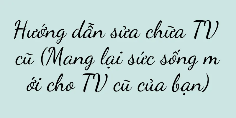 Hướng dẫn sửa chữa TV cũ (Mang lại sức sống mới cho TV cũ của bạn)