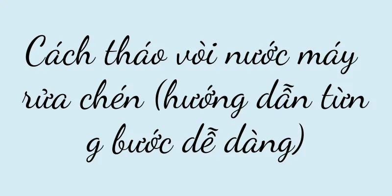 Cách tháo vòi nước máy rửa chén (hướng dẫn từng bước dễ dàng)