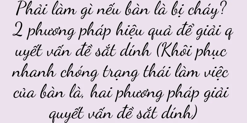 Phải làm gì nếu bàn là bị cháy? 2 phương pháp hiệu quả để giải quyết vấn đề sắt dính (Khôi phục nhanh chóng trạng thái làm việc của bàn là, hai phương pháp giải quyết vấn đề sắt dính)