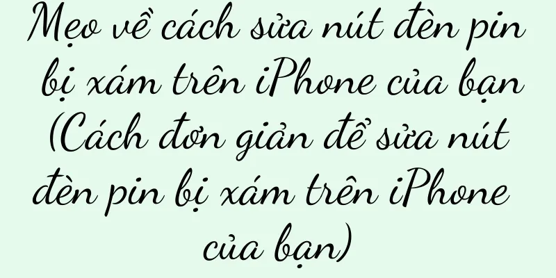 Mẹo về cách sửa nút đèn pin bị xám trên iPhone của bạn (Cách đơn giản để sửa nút đèn pin bị xám trên iPhone của bạn)