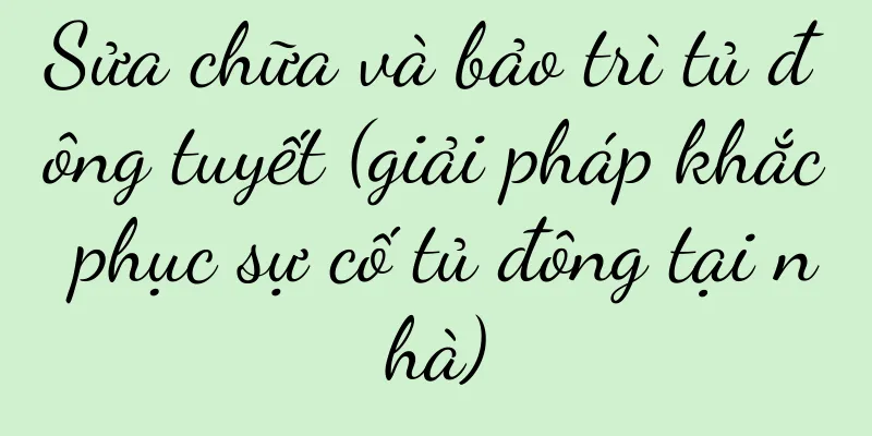 Sửa chữa và bảo trì tủ đông tuyết (giải pháp khắc phục sự cố tủ đông tại nhà)