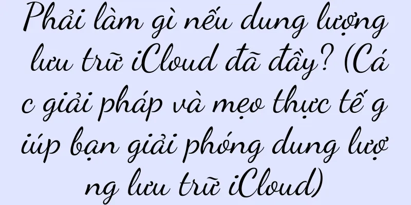 Phải làm gì nếu dung lượng lưu trữ iCloud đã đầy? (Các giải pháp và mẹo thực tế giúp bạn giải phóng dung lượng lưu trữ iCloud)