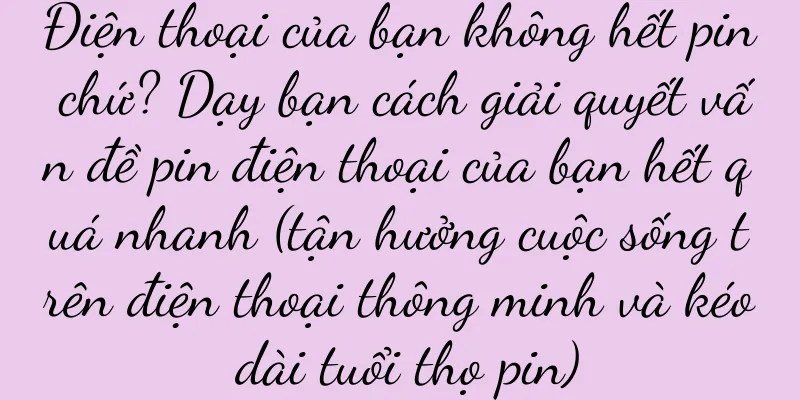 Điện thoại của bạn không hết pin chứ? Dạy bạn cách giải quyết vấn đề pin điện thoại của bạn hết quá nhanh (tận hưởng cuộc sống trên điện thoại thông minh và kéo dài tuổi thọ pin)