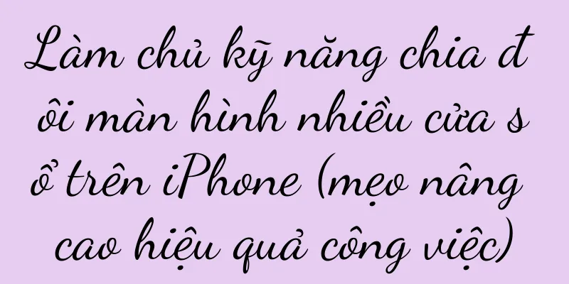 Làm chủ kỹ năng chia đôi màn hình nhiều cửa sổ trên iPhone (mẹo nâng cao hiệu quả công việc)
