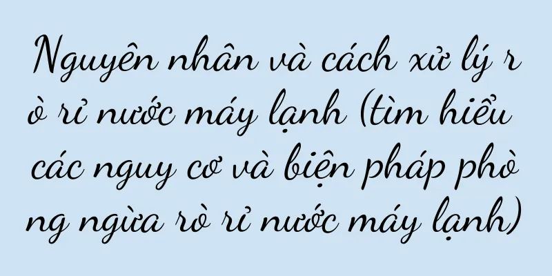 Nguyên nhân và cách xử lý rò rỉ nước máy lạnh (tìm hiểu các nguy cơ và biện pháp phòng ngừa rò rỉ nước máy lạnh)