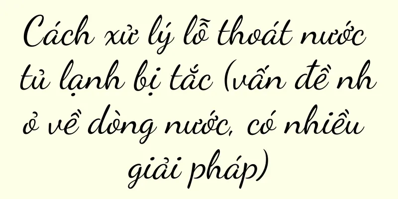 Cách xử lý lỗ thoát nước tủ lạnh bị tắc (vấn đề nhỏ về dòng nước, có nhiều giải pháp)