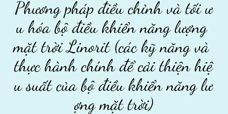 Phương pháp điều chỉnh và tối ưu hóa bộ điều khiển năng lượng mặt trời Linorit (các kỹ năng và thực hành chính để cải thiện hiệu suất của bộ điều khiển năng lượng mặt trời)