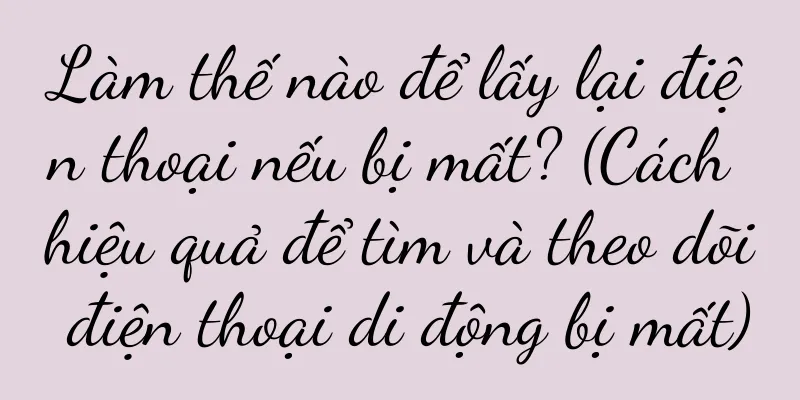 Làm thế nào để lấy lại điện thoại nếu bị mất? (Cách hiệu quả để tìm và theo dõi điện thoại di động bị mất)