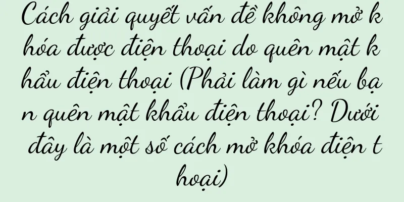 Cách giải quyết vấn đề không mở khóa được điện thoại do quên mật khẩu điện thoại (Phải làm gì nếu bạn quên mật khẩu điện thoại? Dưới đây là một số cách mở khóa điện thoại)