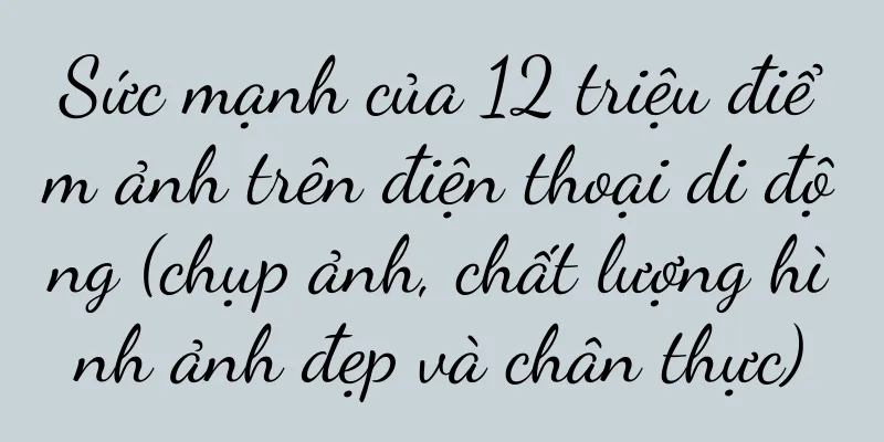 Sức mạnh của 12 triệu điểm ảnh trên điện thoại di động (chụp ảnh, chất lượng hình ảnh đẹp và chân thực)