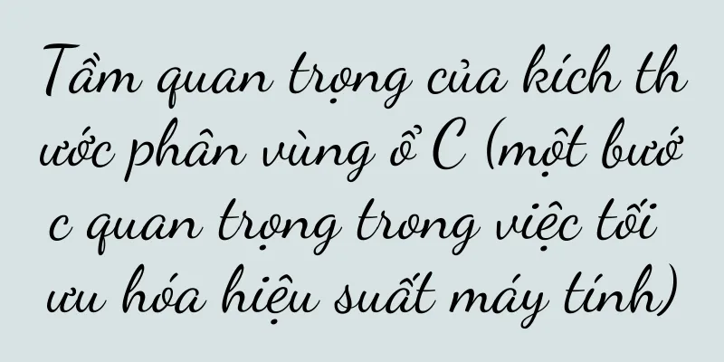 Tầm quan trọng của kích thước phân vùng ổ C (một bước quan trọng trong việc tối ưu hóa hiệu suất máy tính)