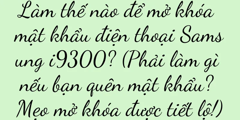 Làm thế nào để mở khóa mật khẩu điện thoại Samsung i9300? (Phải làm gì nếu bạn quên mật khẩu? Mẹo mở khóa được tiết lộ!)