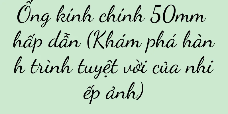 Ống kính chính 50mm hấp dẫn (Khám phá hành trình tuyệt vời của nhiếp ảnh)