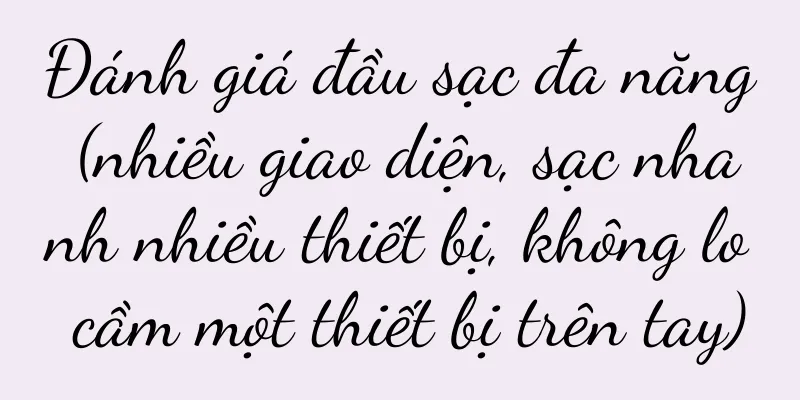 Đánh giá đầu sạc đa năng (nhiều giao diện, sạc nhanh nhiều thiết bị, không lo cầm một thiết bị trên tay)