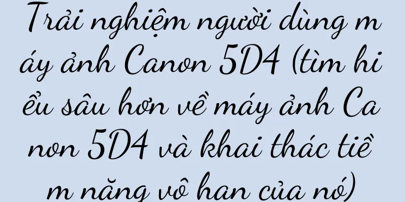 Trải nghiệm người dùng máy ảnh Canon 5D4 (tìm hiểu sâu hơn về máy ảnh Canon 5D4 và khai thác tiềm năng vô hạn của nó)