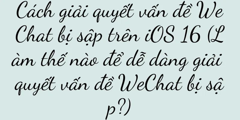 Cách giải quyết vấn đề WeChat bị sập trên iOS 16 (Làm thế nào để dễ dàng giải quyết vấn đề WeChat bị sập?)