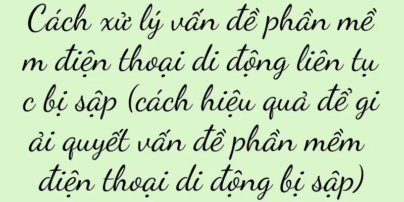 Cách xử lý vấn đề phần mềm điện thoại di động liên tục bị sập (cách hiệu quả để giải quyết vấn đề phần mềm điện thoại di động bị sập)