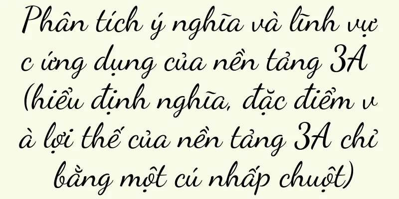 Phân tích ý nghĩa và lĩnh vực ứng dụng của nền tảng 3A (hiểu định nghĩa, đặc điểm và lợi thế của nền tảng 3A chỉ bằng một cú nhấp chuột)