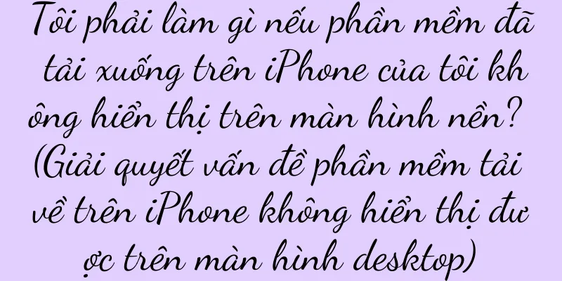Tôi phải làm gì nếu phần mềm đã tải xuống trên iPhone của tôi không hiển thị trên màn hình nền? (Giải quyết vấn đề phần mềm tải về trên iPhone không hiển thị được trên màn hình desktop)