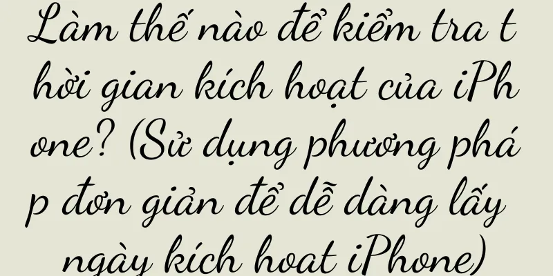 Làm thế nào để kiểm tra thời gian kích hoạt của iPhone? (Sử dụng phương pháp đơn giản để dễ dàng lấy ngày kích hoạt iPhone)