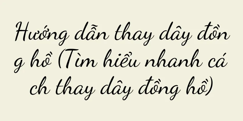 Hướng dẫn thay dây đồng hồ (Tìm hiểu nhanh cách thay dây đồng hồ)