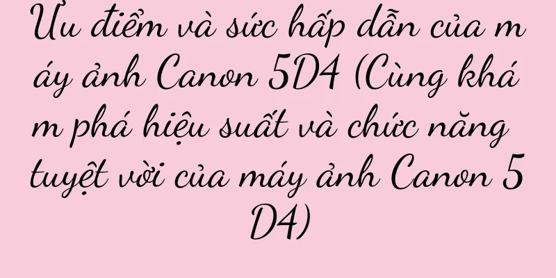 Ưu điểm và sức hấp dẫn của máy ảnh Canon 5D4 (Cùng khám phá hiệu suất và chức năng tuyệt vời của máy ảnh Canon 5D4)