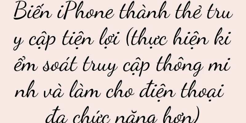 Biến iPhone thành thẻ truy cập tiện lợi (thực hiện kiểm soát truy cập thông minh và làm cho điện thoại đa chức năng hơn)