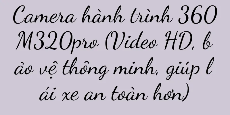 Camera hành trình 360M320pro (Video HD, bảo vệ thông minh, giúp lái xe an toàn hơn)