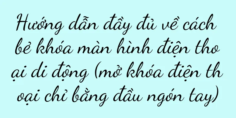 Hướng dẫn đầy đủ về cách bẻ khóa màn hình điện thoại di động (mở khóa điện thoại chỉ bằng đầu ngón tay)