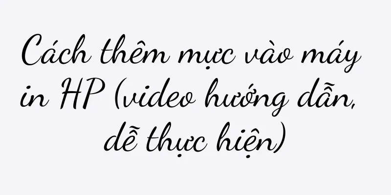 Cách thêm mực vào máy in HP (video hướng dẫn, dễ thực hiện)