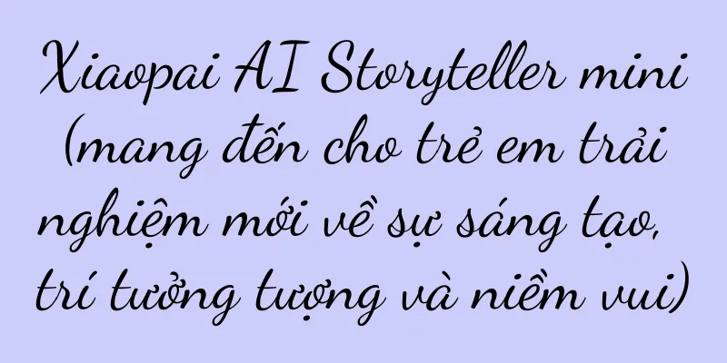 Xiaopai AI Storyteller mini (mang đến cho trẻ em trải nghiệm mới về sự sáng tạo, trí tưởng tượng và niềm vui)