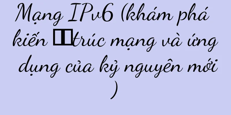 Mạng IPv6 (khám phá kiến ​​trúc mạng và ứng dụng của kỷ nguyên mới)