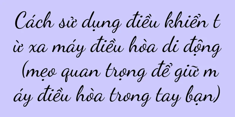 Cách sử dụng điều khiển từ xa máy điều hòa di động (mẹo quan trọng để giữ máy điều hòa trong tay bạn)