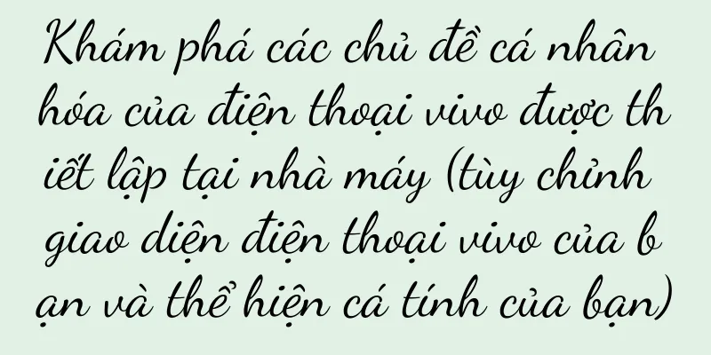 Khám phá các chủ đề cá nhân hóa của điện thoại vivo được thiết lập tại nhà máy (tùy chỉnh giao diện điện thoại vivo của bạn và thể hiện cá tính của bạn)