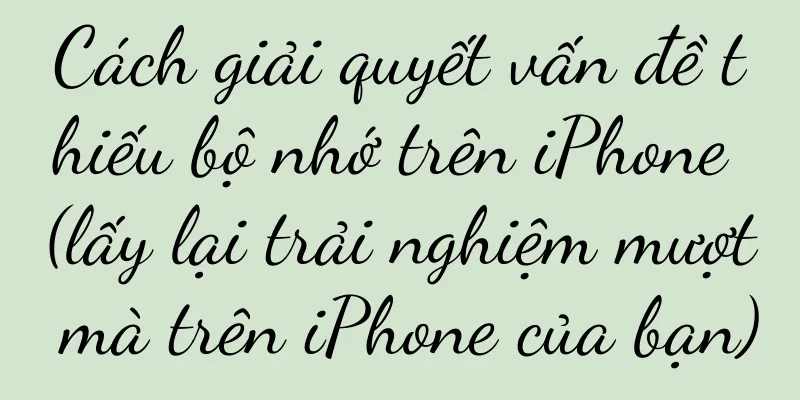 Cách giải quyết vấn đề thiếu bộ nhớ trên iPhone (lấy lại trải nghiệm mượt mà trên iPhone của bạn)