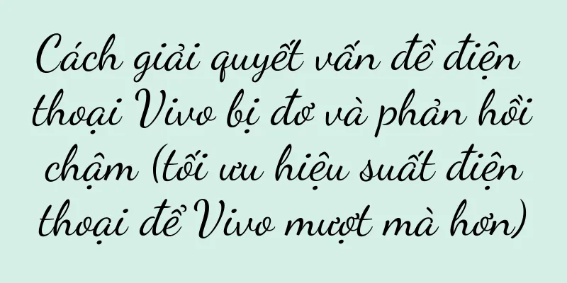 Cách giải quyết vấn đề điện thoại Vivo bị đơ và phản hồi chậm (tối ưu hiệu suất điện thoại để Vivo mượt mà hơn)