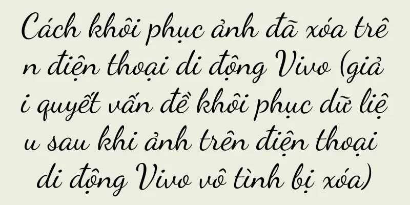 Cách khôi phục ảnh đã xóa trên điện thoại di động Vivo (giải quyết vấn đề khôi phục dữ liệu sau khi ảnh trên điện thoại di động Vivo vô tình bị xóa)