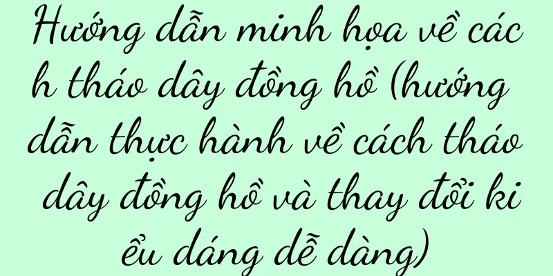 Hướng dẫn minh họa về cách tháo dây đồng hồ (hướng dẫn thực hành về cách tháo dây đồng hồ và thay đổi kiểu dáng dễ dàng)