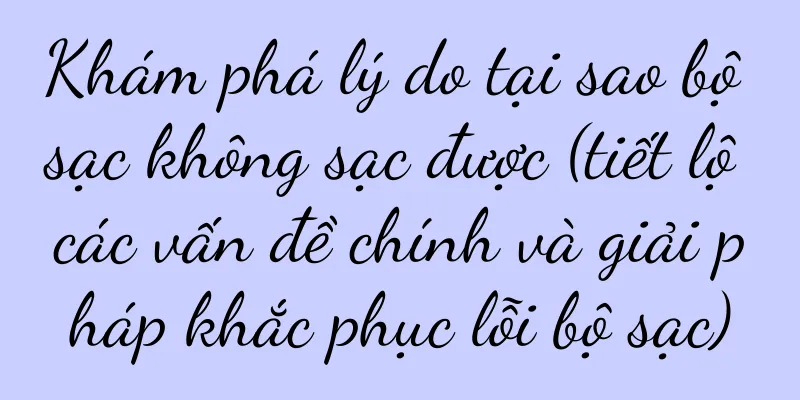 Khám phá lý do tại sao bộ sạc không sạc được (tiết lộ các vấn đề chính và giải pháp khắc phục lỗi bộ sạc)