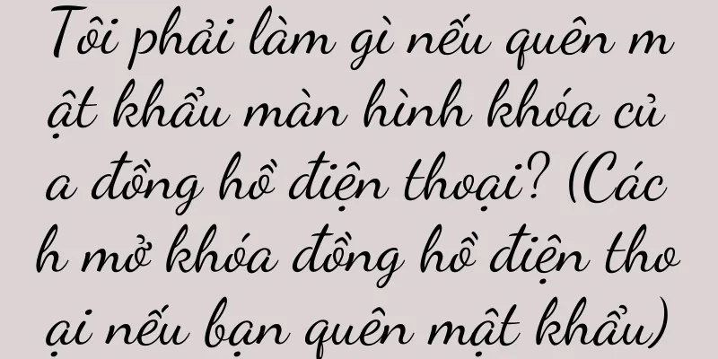Tôi phải làm gì nếu quên mật khẩu màn hình khóa của đồng hồ điện thoại? (Cách mở khóa đồng hồ điện thoại nếu bạn quên mật khẩu)