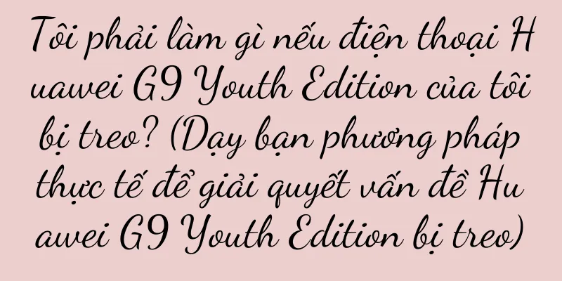 Tôi phải làm gì nếu điện thoại Huawei G9 Youth Edition của tôi bị treo? (Dạy bạn phương pháp thực tế để giải quyết vấn đề Huawei G9 Youth Edition bị treo)