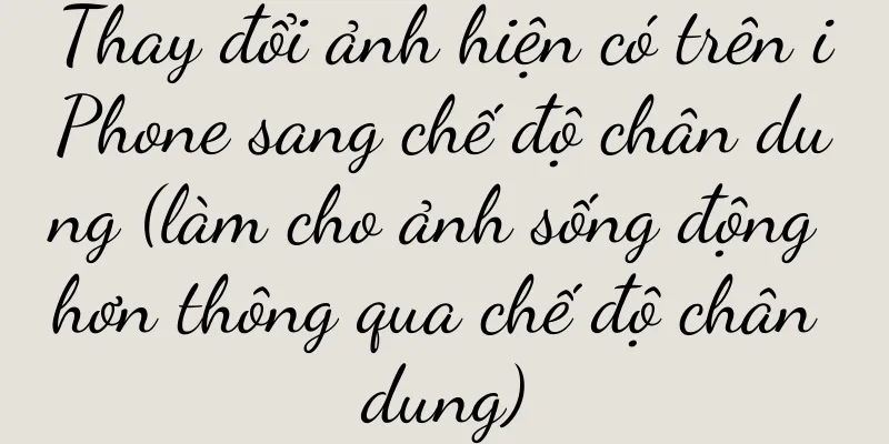 Thay đổi ảnh hiện có trên iPhone sang chế độ chân dung (làm cho ảnh sống động hơn thông qua chế độ chân dung)
