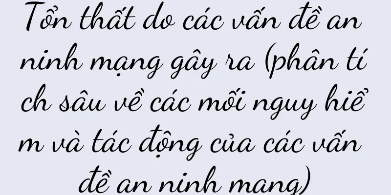 Tổn thất do các vấn đề an ninh mạng gây ra (phân tích sâu về các mối nguy hiểm và tác động của các vấn đề an ninh mạng)