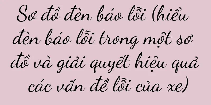 Sơ đồ đèn báo lỗi (hiểu đèn báo lỗi trong một sơ đồ và giải quyết hiệu quả các vấn đề lỗi của xe)
