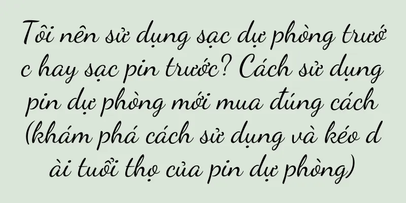 Tôi nên sử dụng sạc dự phòng trước hay sạc pin trước? Cách sử dụng pin dự phòng mới mua đúng cách (khám phá cách sử dụng và kéo dài tuổi thọ của pin dự phòng)