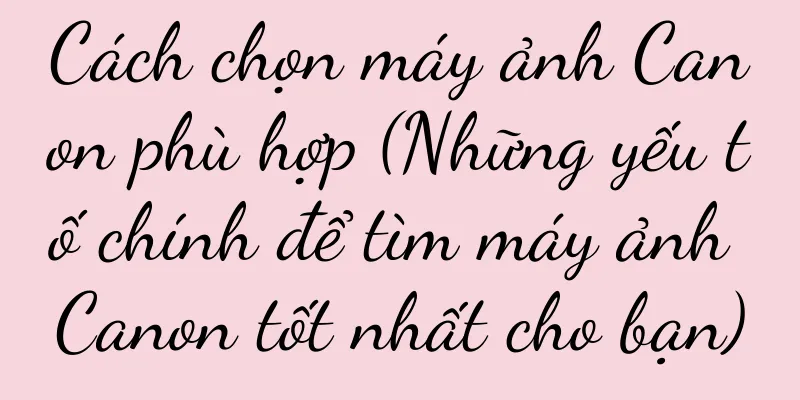 Cách chọn máy ảnh Canon phù hợp (Những yếu tố chính để tìm máy ảnh Canon tốt nhất cho bạn)