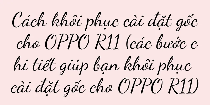 Cách khôi phục cài đặt gốc cho OPPO R11 (các bước chi tiết giúp bạn khôi phục cài đặt gốc cho OPPO R11)